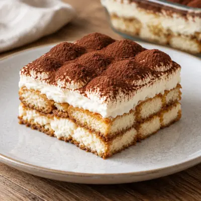 Tiramisu classique facile et bien frais