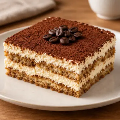 Tiramisu classique au café facile et crémeux