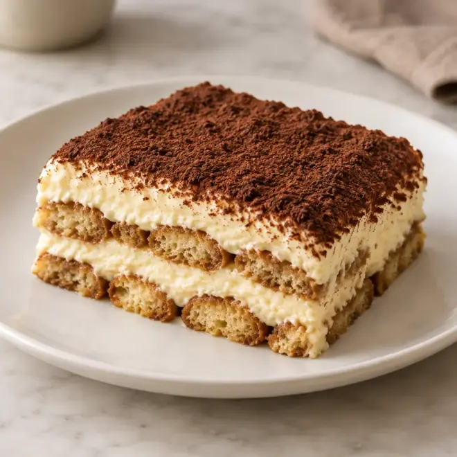 Tiramisu recette classique au café et cacao