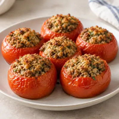 Tomates farcies recette facile au four