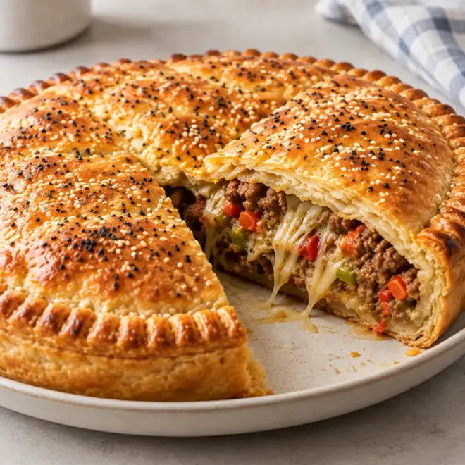 Tourte à la viande recette facile et fondante