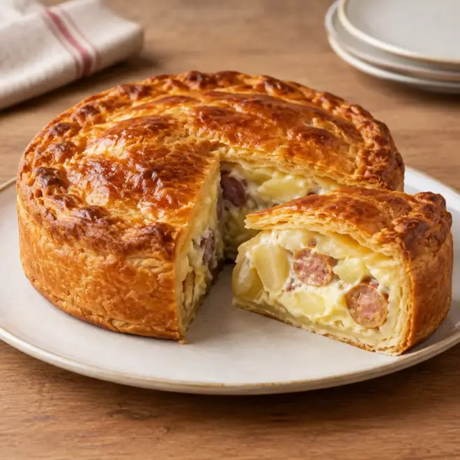 Tourte franc-comtoise facile et fondante