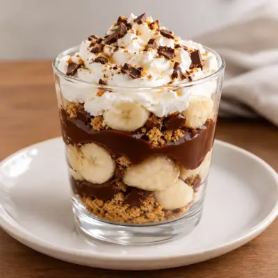 Trifle banane-chocolat facile et crémeux