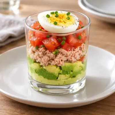 Verrine thon avocat : recette fraîche et facile