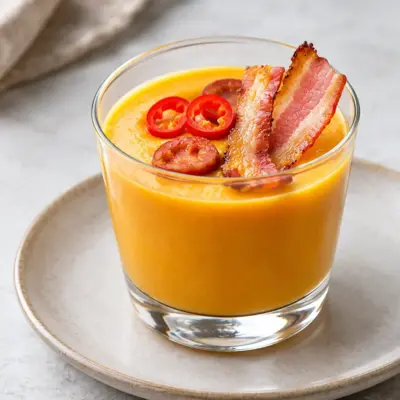 Verrines butternut chorizo : recette facile