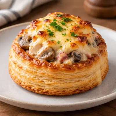 Vol-au-vents au poulet : recette crémeuse