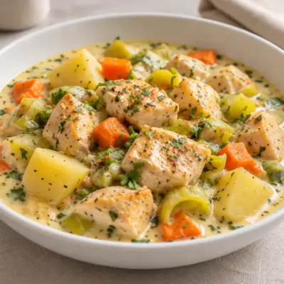 Waterzooi de poulet recette crémeuse et facile