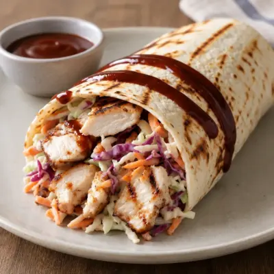 Wrap au poulet recette facile et croquante