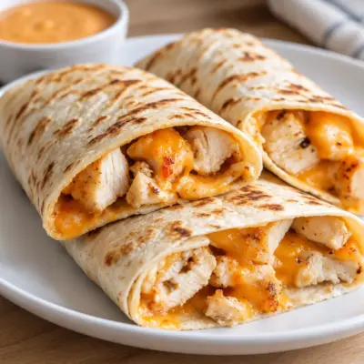 Wraps de poulet recette facile et fondante